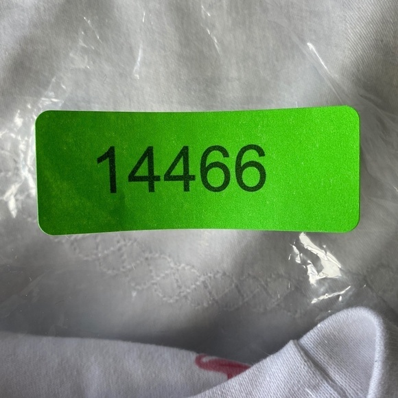 Denim & Flower Men's White Allover Flamingo Print Short Sleeve T-shirt Medium - Picture 8 of 8